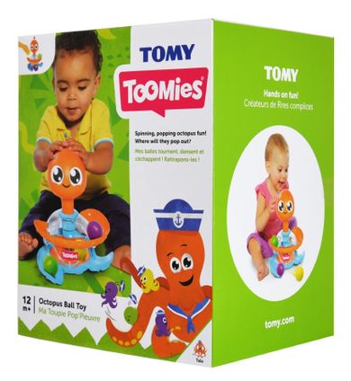 Tomy Toomies, ośmiorniczka z piłkami, zabawka niemowlęca
