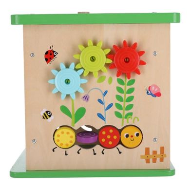 Tooky Toy, drewniana kostka aktywności, sorter