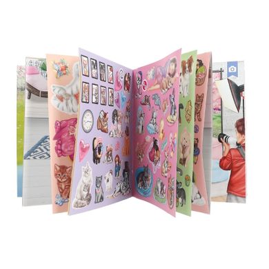 Top Model, Kitty i Doggy Sticker Fun, zestaw kreatywny z naklejkami