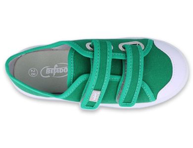 Trampki dziecięce, zielone, Befado