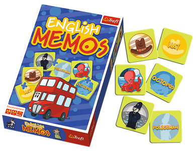 Trefl, English Memos, gra edukacyjna
