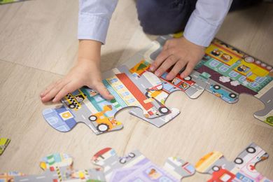 Trefl, Little Planet, W miasteczku, pierwsze giga puzzle