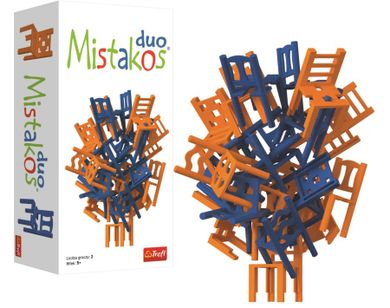 Trefl, Mistakos Duo, pomarańczowe krzesełka, dodatek do gry
