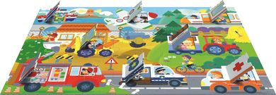 Trefl, Pojazdy, puzzle z okienkiem, 36 elementów