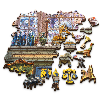 Trefl, Sklep z antykami, puzzle drewniane, 1000 elementów