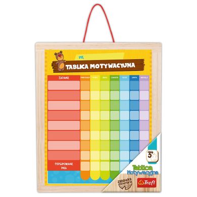 Trefl, Tablica motywacyjna, zabawka drewniana
