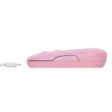 Trust, mysz, Puck Wireless Rechargeable, Pnk