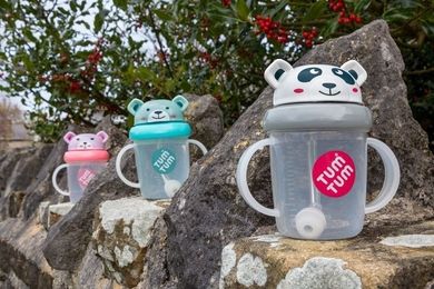 Tum Tum, Weany, Panda Pip, kubek z rurką