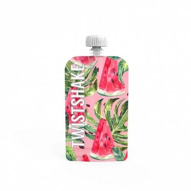 Twistshake, wielorazowe saszetki na pokarm z zakrętkami, 100 ml, 3 szt.
