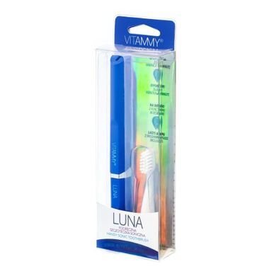 Vitammy, Luna, szczoteczka soniczna, podróżna, niebieska ultramarine