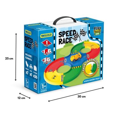 Wader, Play Tracks Basic, Speed Race, tor, 1,6m