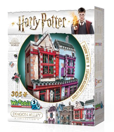 Wrebbit, Harry Potter, Quality Quidditch Supplies & Slug & Jiggers, puzzle 3D, 305 elementów