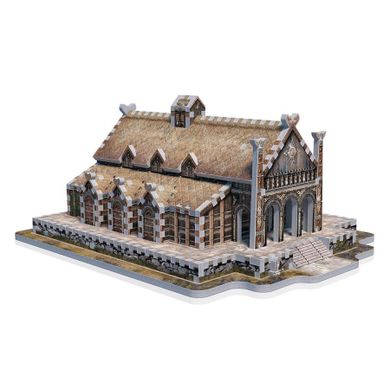 Wrebbit, Władca Pierścieni Złoty Dwór Edoras, puzzle 3D, 445 elementów