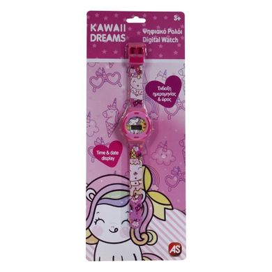 Zwierzątka Kawaii, zegarek cyfrowy na rękę