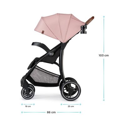 Kinderkraft, Cruiser LX, wózek spacerowy, Pink