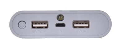 Action, powerbank, 10000mah; microusb, usb 2.0, czarny