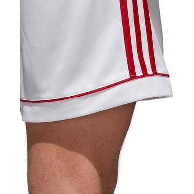 Adidas, Squadra 17, spodenki męskie, biało-czerwone, rozmiar S