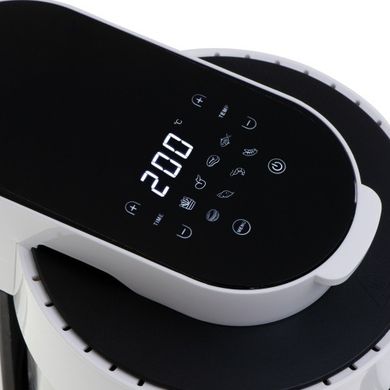 Adler, frytkownica beztłuszczowa ze szklaną misą, airfryer, 3l