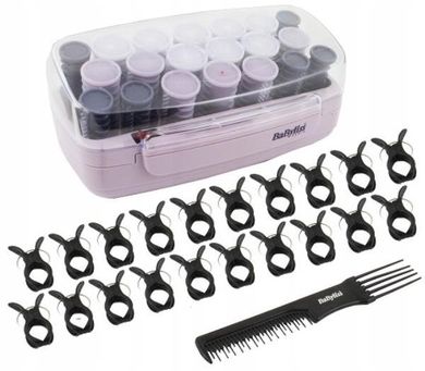 Babyliss, termoloki do włosów, Volume & Curl 3060E, fioletowe