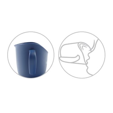 BabyOno, Flow, ergonomiczny kubek treningowy, pomarańczowy