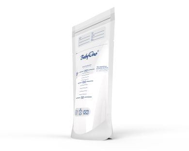 BabyOno, Woreczki do przechowywania pokarmu 150 ml, 20 szt.