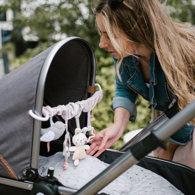 BabyOno, zabawka edukacyjna- zawieszka do wózka i fotelika, nature
