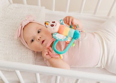 Balibazoo, Motyl Tymek z dzwoneczkiem, zabawka sensoryczna