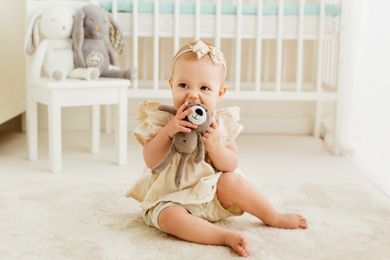 Balibazoo, Tulimy, miś, maskotka, jasnobrązowa 19 cm