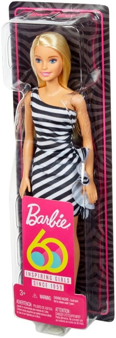 Barbie, 60 urodziny, lalka blondynka