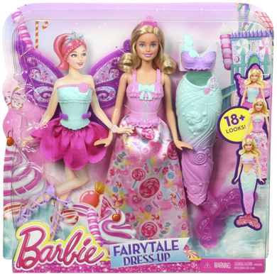 Barbie, Baśniowy zestaw, lalka z akcesoriami