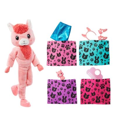 Barbie, Cutie Reveal, lalka lama z akcesoriami, seria 2