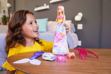 Barbie, Dreamtopia, Baśniowe przebieranki, zestaw z lalką i akcesoriami