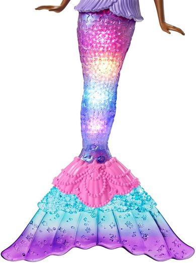 Barbie, Dreamtopia, Syrenka Migoczące światełka, lalka