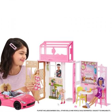 Barbie, Kompaktowy domek, zestaw z lalką