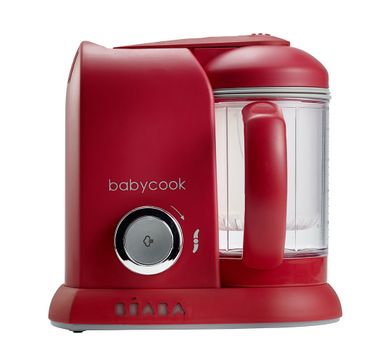 Beaba, Babycook Solo, Red, wielofunkcyjne urządzenie do przygotowywania posiłków