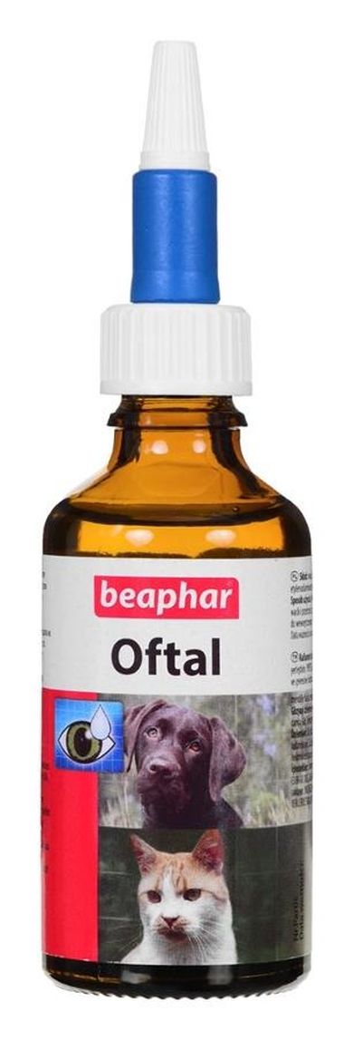 Beaphar, krople do pielęgnacji oczu dla psów i kotów 50 ml