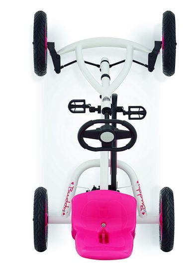 Berg, Buddy, gokart, biało-różowy