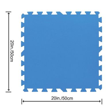 Bestway, piankowa mata pod basen, puzzle, 50-50 cm, 9 szt.
