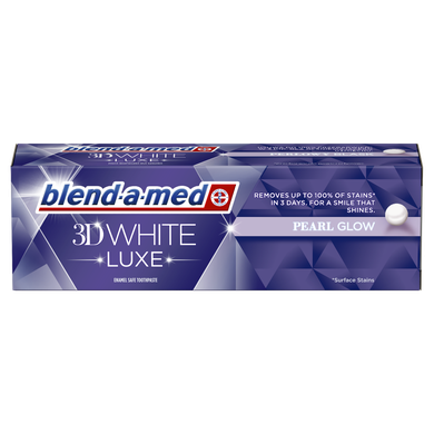 Blend-a-med, 3DWhite Luxe Pearl Glow, wybielająca pasta do zębów, 75 ml