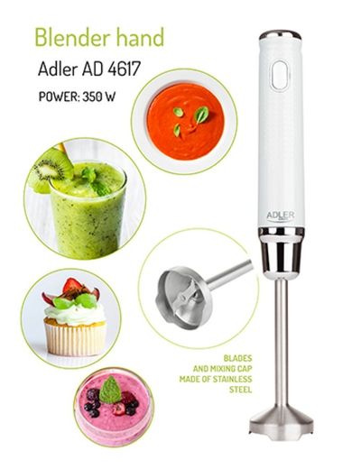 Blender Ręczny Adler Ad 4617 White