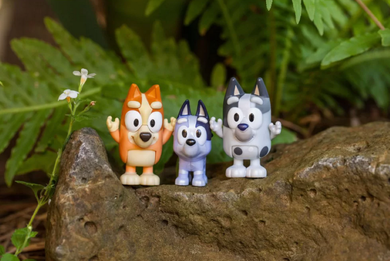 Bluey, Kuzyni, figurki, 3 szt.