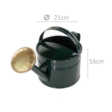 Boltze Garden, konewka miedziana do ogrodu, Gisela, ciemna zieleń, 5 l