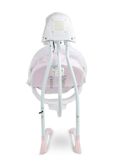 Caretero, Raffi, huśtawka, krzesełko, leżaczek, 3w1, pink