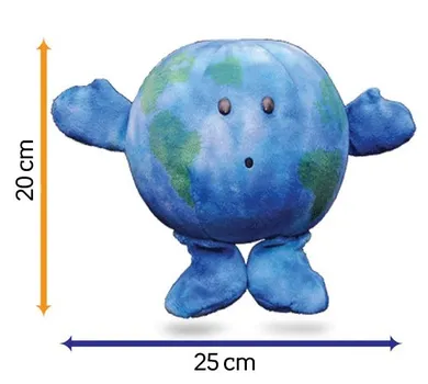 Celestial Buddies Planety, Pluszowa planeta, Ziemia, maskotka, 20 cm