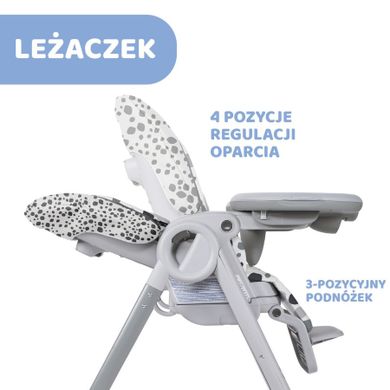 Chicco, Polly Progres5, krzesełko do karmienia 5w1, Anthracite