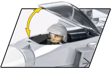 Cobi, Armed Forces, Szwedzki myśliwiec wielozadaniowy Saab JAS 39 Gripen C, klocki, 465 elementów