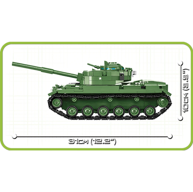 Cobi, Historical Collection, Wojna w Wietnamie, M60 Patton amerykański czołg średni, klocki, 605 elementów