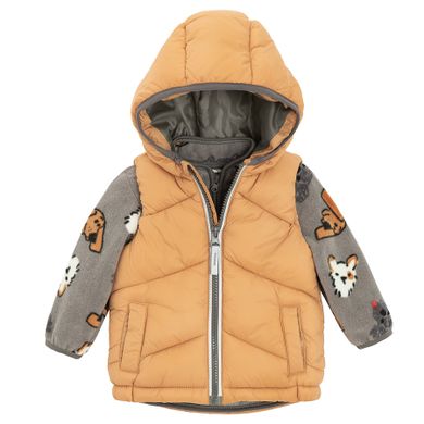Cool Club, Bezrękawnik chłopięcy z kapturem, Bluza rozpinana, polarowa, 3w1, mix