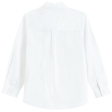 Cool Club, Koszula chłopięca z długim rękawem, regular, biała
