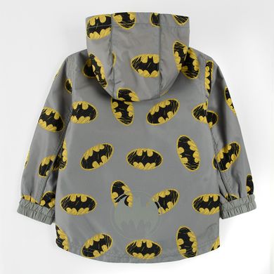 Cool Club, Kurtka chłopięca z kapturem, szara, Batman